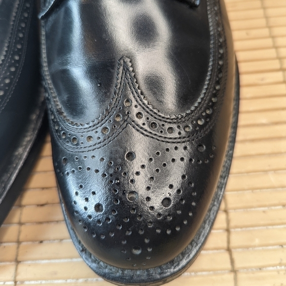 Authentic Florsheim Imperial 92654 'Jefferson' Oxford Black Leather Longwingtip. - Picture 4 of 10